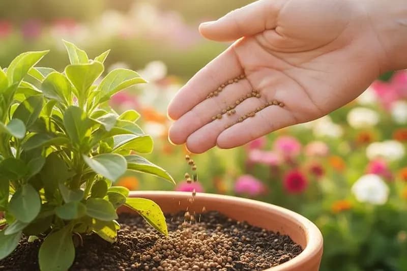 Fertigation signs in plants