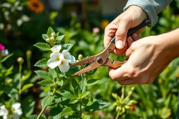 Planting with soil