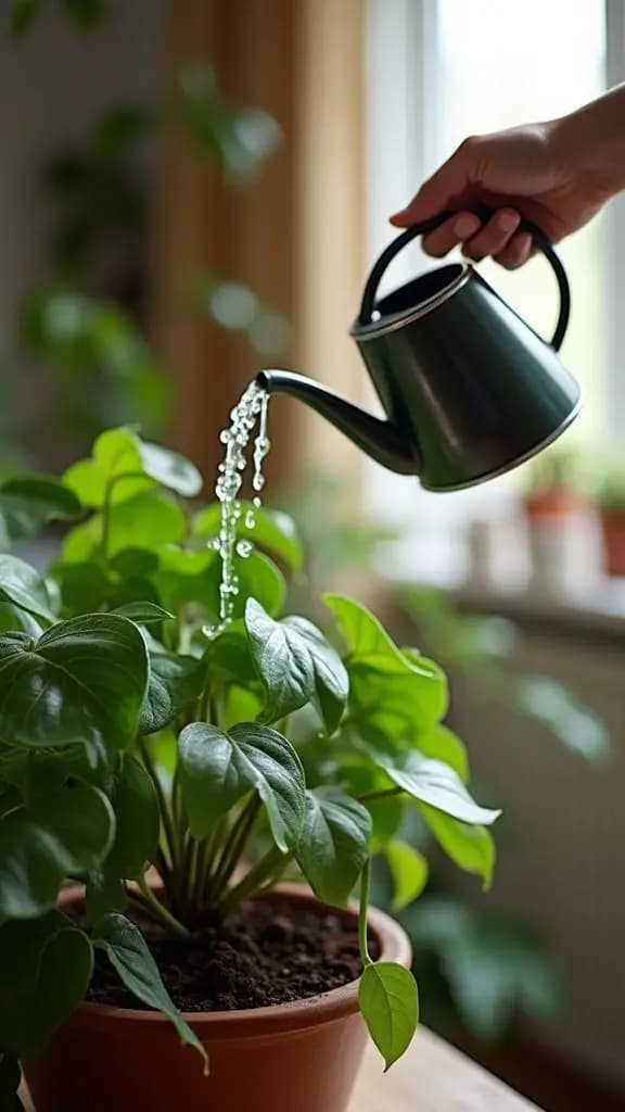 Avoid sudden changes in watering