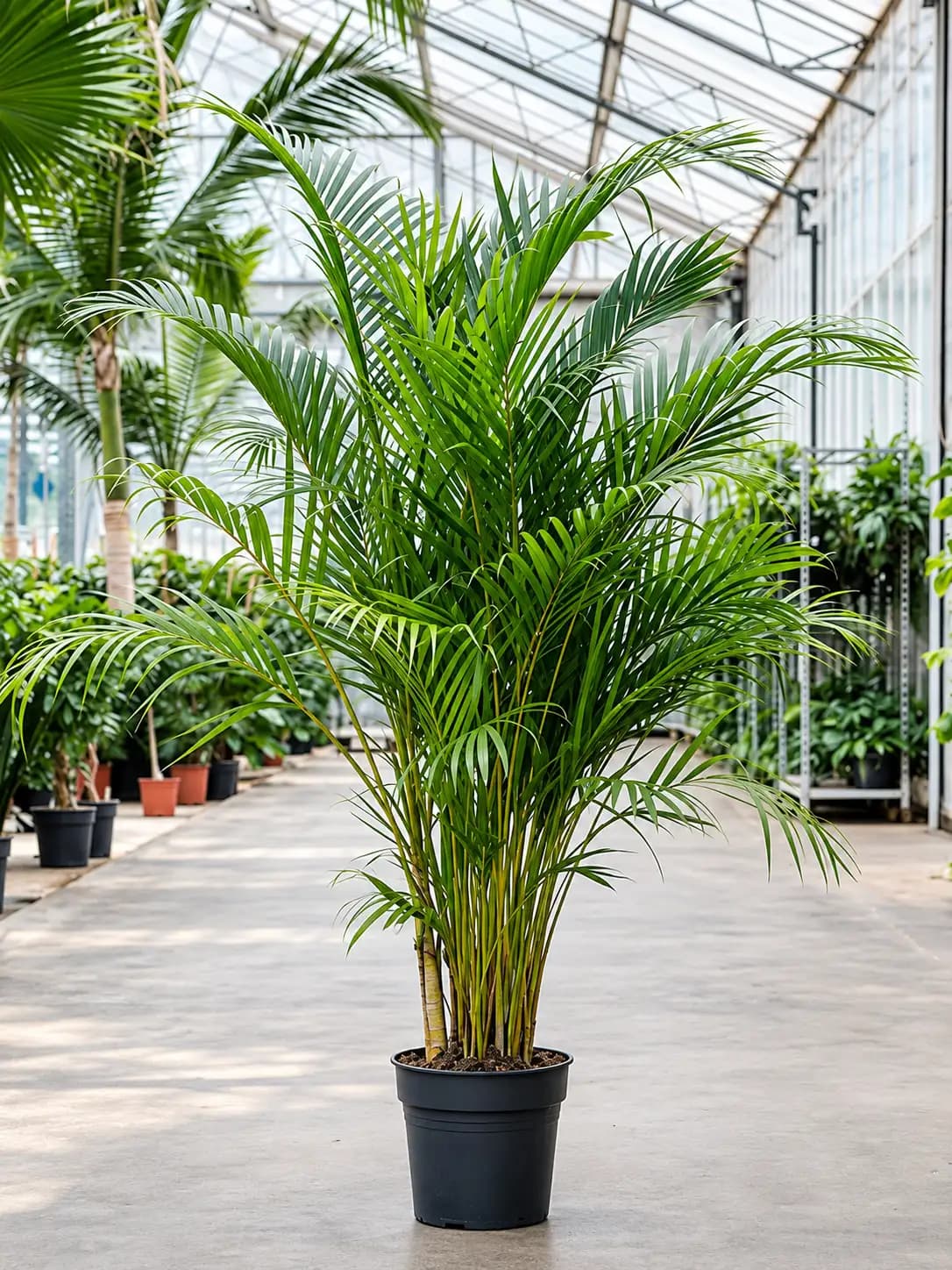 Areca Palm with lush green feather-like fronds