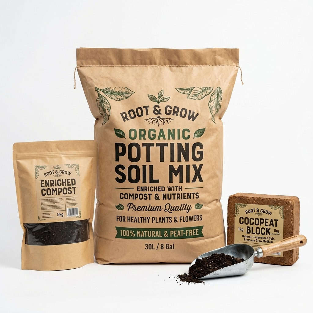 Pure organic vermicompost worm castings for indoor and garden plants
