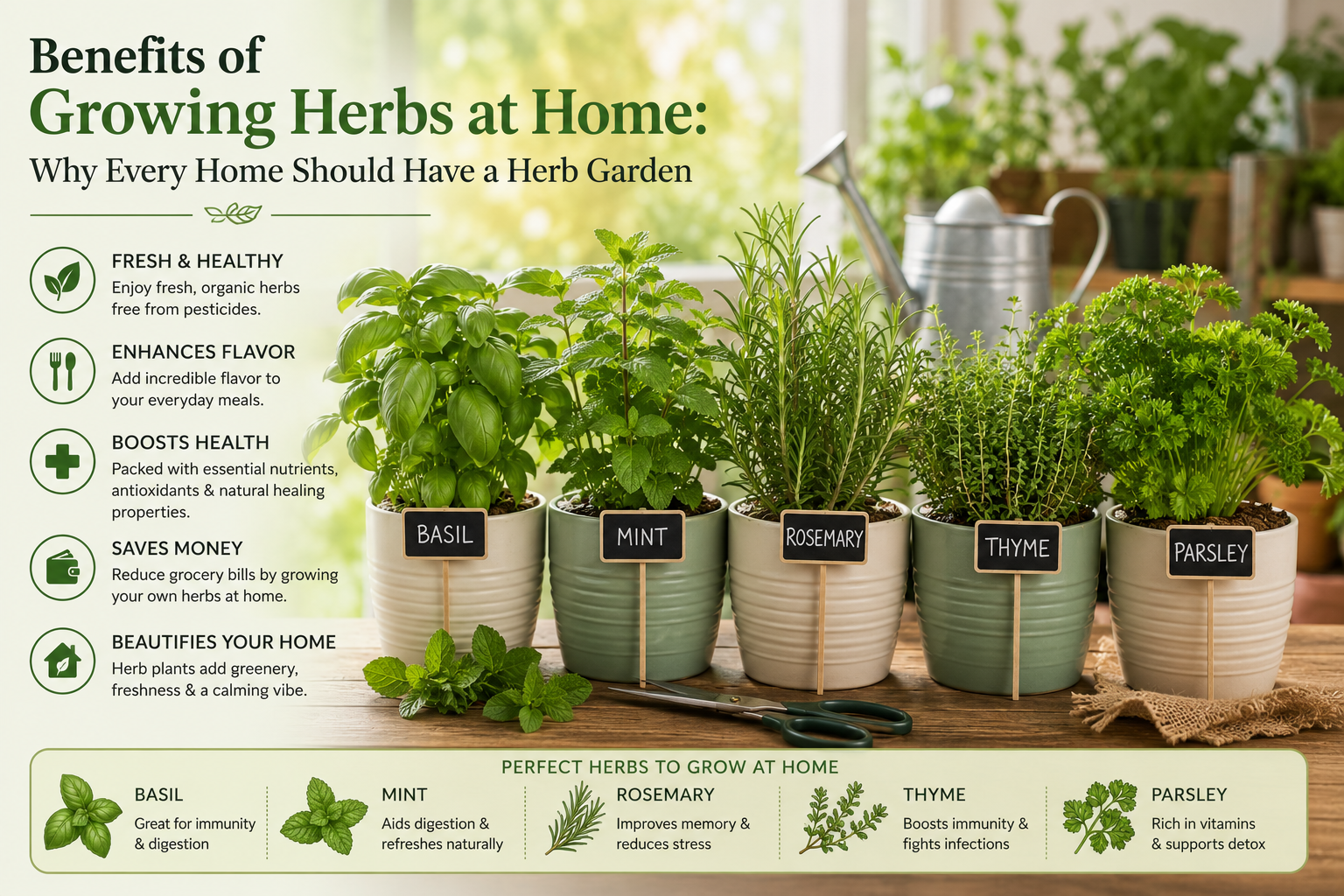 Growing Herbs at Home