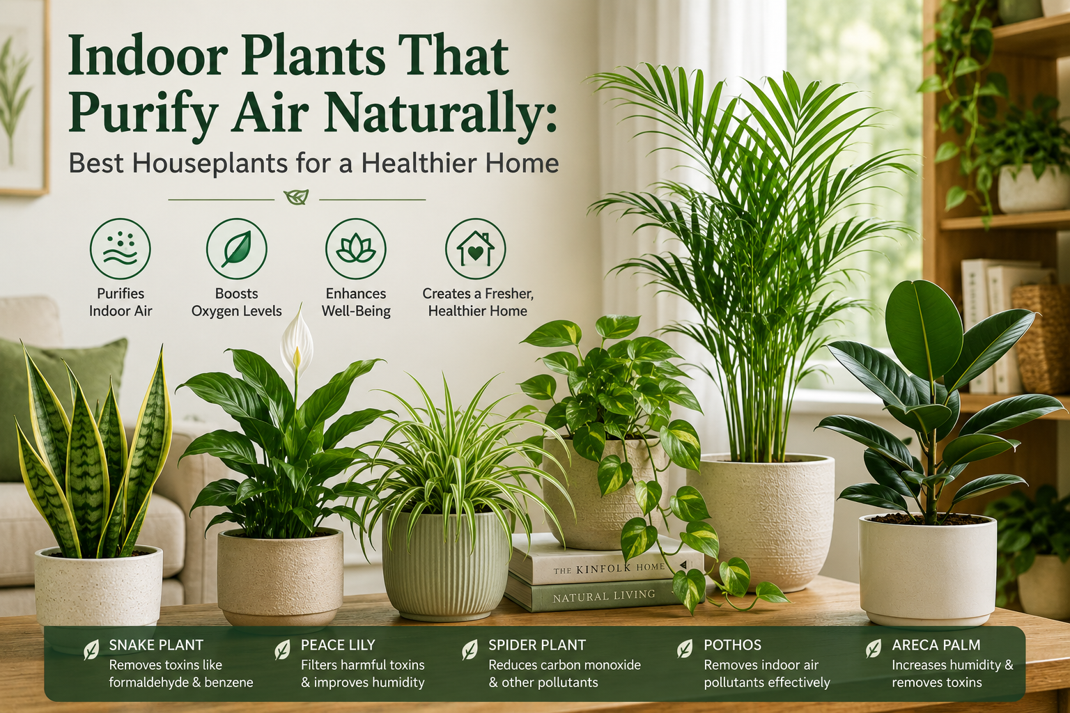 Indoor Plants That Purify Air Naturally